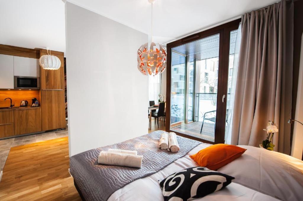 Deluxe Apartments Free Parking Warschau Exterior foto